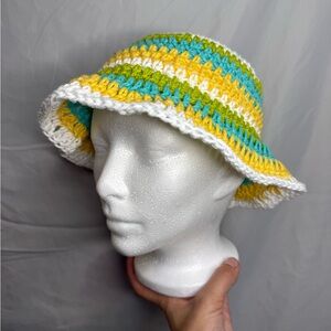 Colorful Crochet Bucket Hat